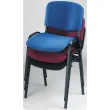 Chaise confort Iso non feu - Rouge