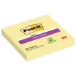 Bloc de 90 notes repositionnables Super Sticky 7,6 x 7,6 cm - Post-It