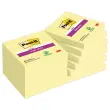 Bloc de 90 notes repositionnables Super Sticky 7,6 x 7,6 cm - Post-It