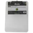 Plaque porte-bloc transparente