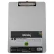 Plaque porte-bloc en aluminium