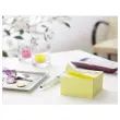 Bloc notes repositionnables Super Sticky jaune 7,6 x 7,6 cm - POST-IT 