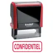 Timbre à formule commerciale X-Print "Confidentiel" - rouge - TRODAT