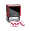 Timbre à formule commerciale X-Print "Payé"- rouge