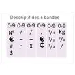 Numéroteur Printy 4846 – 6 caractères – TRODAT