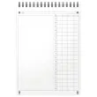 Bloc Task Manager - A5 - 140 pages - Bleu marine - OXFORD