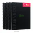 4 Cahiers polypropylène recyclé + 1 offert - 160 pages- A4+ 5x5 - Noir - Rhodia