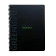 4 Cahiers polypropylène recyclé + 1 offert - 160 pages- A4+ 5x5 - Noir - Rhodia