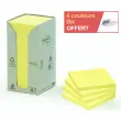16 Notes repositionnables recyclées - 76 x 76 mm - Lot de 16 - Post-It