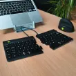Clavier ergonomique Split Break noir