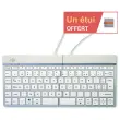 Clavier ergonomique Split Break blanc