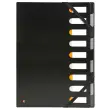 Trieur rigide HARMONIKA® Exactive® dos extensible 9 compartiments noir - Noir - EXACOMPTA