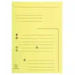 Paquet de 25 chemises 2 rabats SUPER 210 Contact - 24 x 32 cm - Canari - Exacompta
