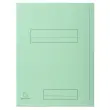 Paquet de 50 chemises imprimées 2 rabats SUPER 210 - 24x32cm - Vert clair - EXACOMPTA