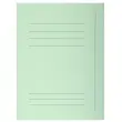 Paquet 50 chemises imprimées 3 rabats SUPER 210 - 24x32cm - Vert clair - EXACOMPTA