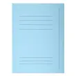 Paquet 50 chemises imprim&eacute;es 3 rabats SUPER 210 - 24x32cm - Bleu clair - EXACOMPTA 