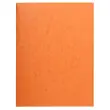 Chemise simple sans élastique avec 3 rabats carte lustrée 400gm² - A4 - Orange - EXACOMPTA