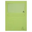 Paquet de 25 chemises &agrave; fen&ecirc;tre Forever&reg; 120 g/m&sup2; - 22 x 31 cm - Vert Pr&eacute; - Exacompta 