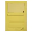 Paquet de 25 chemises &agrave; fen&ecirc;tre Forever&reg; 120g/m&sup2; - 22x31cm - Jaune - EXACOMPTA 