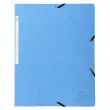 Chemise à élastique sans rabat carte lustrée 400gm² - A4 - Turquoise - EXACOMPTA
