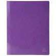 Chemise à lamelle carte lustrée pelliculée 355gm² Iderama - A4 - Violet - EXACOMPTA