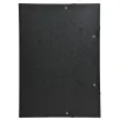 Chemise à élastique 3 rabats carte lustrée 600gm² - A3 - Noir - EXACOMPTA
