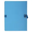 Chemise dos extensible papier 24x32cm - filmée par 5 - Bleu clair - EXACOMPTA