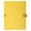 Chemise dos extensible papier 24 x 32 cm - filmée par 5 - Jaune - Exacompta