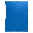 Chemise 3 rabats à élastiques Maxi Capacity carte lustrée 600g/m2 Scotten ®- A4 - Bleu - EXACOMPTA