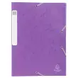 Boite de classement livrée à plat Cartobox Dos 25mm Carte lustrée - A4 - Violet - EXACOMPTA