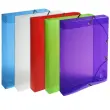 Boite de classement Exabox Dos 40mm Polypropylène Crystal Colours - A4 - Couleurs assorties - EXACOMPTA