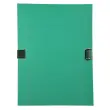 Chemise à sangle dos extensible avec rabat en pied et boucle à coulisseau cranté - polypropylène - Vert - EXACOMPTA