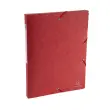 Boite de classement Exabox Dos 25mm Carte lustr&eacute;e Scotten - A4 - Rouge - EXACOMPTA 