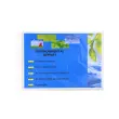 Sachet de 20 pochettes perfor&eacute;es horizontales Exactive - polypropyl&egrave;ne lisse 5,5/100e - Cristal - EXACOMPTA 