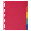 Intercalaires carte lustrée 225g 5 positions - A4 maxi - EXACOMPTA