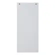 Paquet 100 fiches intercalaires horizontales unies perforées Forever - 105x240mm - Blanc - EXACOMPTA