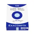 &Eacute;tui de 100 fiches - bristol uni non perfor&eacute; 105x148mm - Azur - EXACOMPTA 