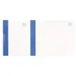 Bloc vendeur à bande couleur 100 feuillets double numérotage - Format 6 ,6x13,5 cm - Bleu - EXACOMPTA