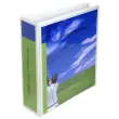 Classeur à levier polypropylène soudé Krea Cover dos 80mm - A4 maxi - Blanc - EXACOMPTA