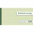Carnet à souche "Quittances de loyer" 50 feuillets - Format horizontal de la quittance 13x18,5 cm - EXACOMPTA