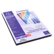 Boite de 100 plats pour relier PVC 20x100e - A4 - Cristal - EXACOMPTA 