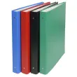 Classeur rembord&eacute; PVC 4 anneaux 30mm - A4 maxi 24x32cm - Couleurs assorties - EXACOMPTA 