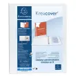 Classeur personnalisable rigide 2 poches KreaCover&reg; - 2 anneaux en D 20mm - A4 maxi - Blanc - EXACOMPTA 