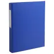 Classeur rembord&eacute; polypropyl&egrave;ne 2 anneaux ronds de 25mm sur 3eme de couverture - Bleu - EXACOMPTA 