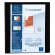 Classeur PP personnalisable Kreacover - 4 anneaux en D 40mm - A4 maxi - Noir - EXACOMPTA 
