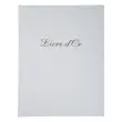 Livre d'or Balacron avec titre 100 pages blanches - 27x22 cm vertical - Blanc - EXACOMPTA