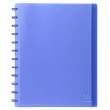 Protège-documents à anneaux et pochettes détachables 60 vues - A4 - Bleu - Exacompta