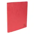 Classeur 2 anneaux 15mm Carte lustrée - A4 - Rouge - EXACOMPTA