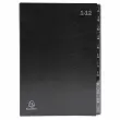 Trieur rigide Economique Ordonator 12 compartiments numériques - 24x34cm - Noir - EXACOMPTA