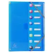 Trieur extensible en polypropylène 8 compartiments IDERAMA PP - A4 - Couleurs assorties - EXACOMPTA